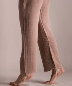 Soluna Collective Chestnut Relaxed Pants Clothing