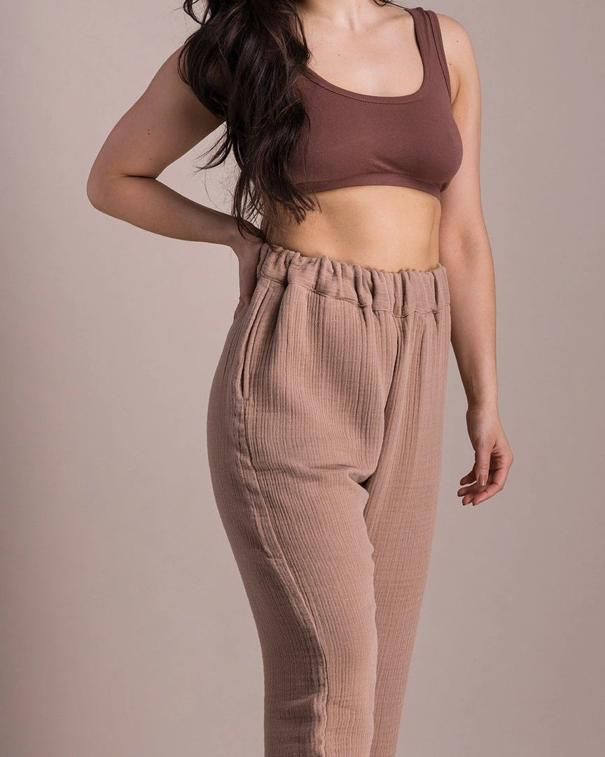 Soluna Collective Chestnut Relaxed Pants Clothing 3 Soluna Collective Chestnut Relaxed Pants Clothing