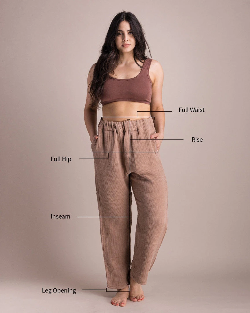 Soluna Collective Chestnut Relaxed Pants Clothing 5 Soluna Collective Chestnut Relaxed Pants Clothing