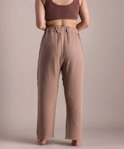 Soluna Collective Chestnut Relaxed Pants Clothing
