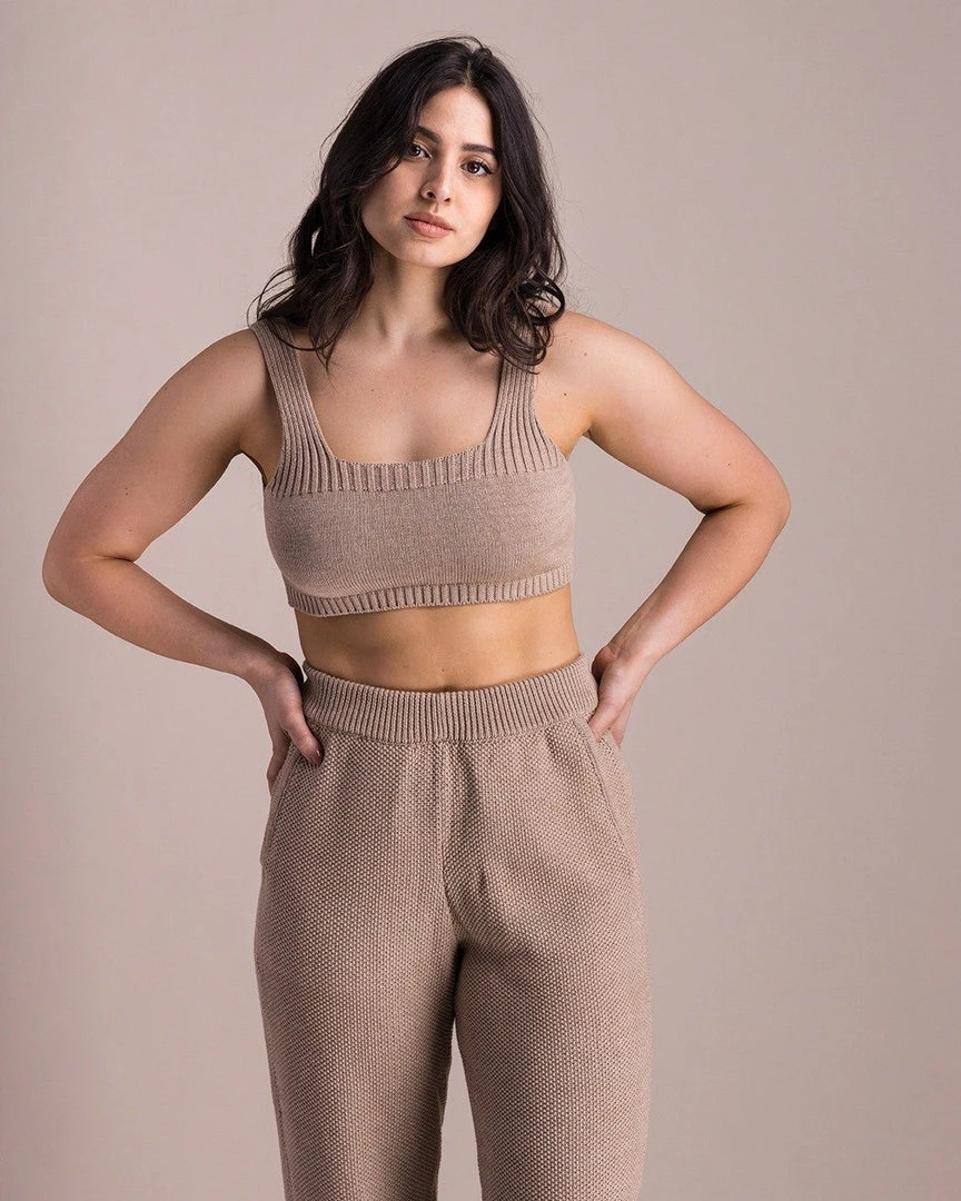 Soluna Collective Best Sellers Cremini Pima Knit Bra 1 Soluna Collective Best Sellers Cremini Pima Knit Bra