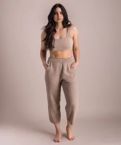 Soluna Collective Cremini Pima Knit Pants Staff Favorites