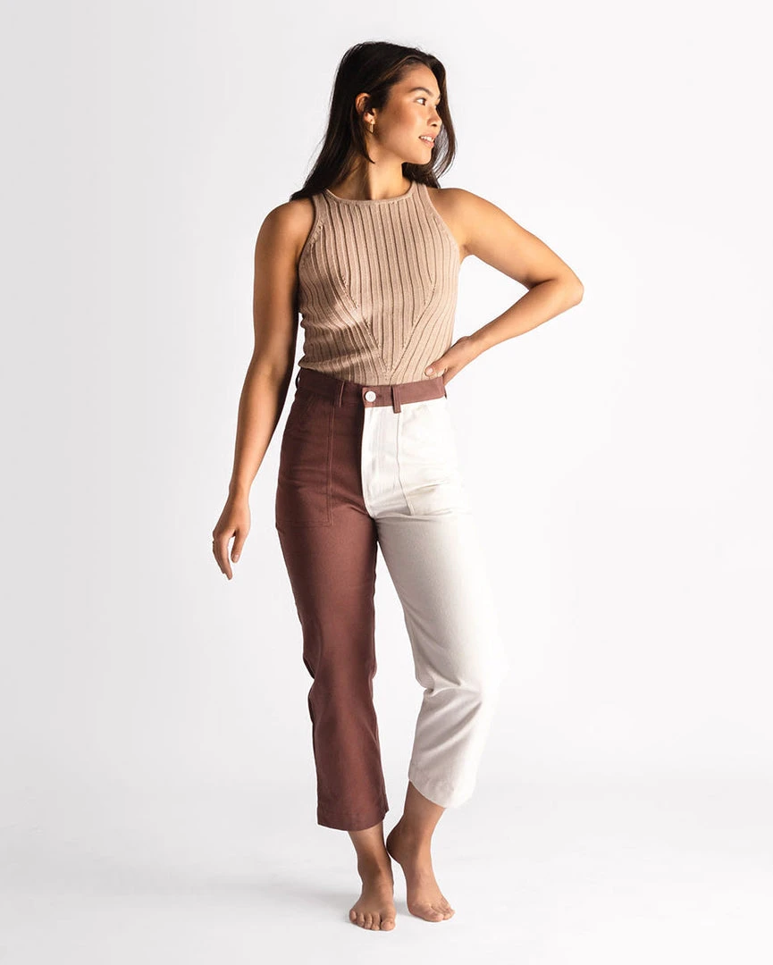 Soluna Collective Two-Tone Cargo Pants 1 Soluna Collective Two-Tone Cargo Pants