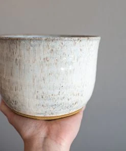 Moonshine Design Speckled Stoneware Planter