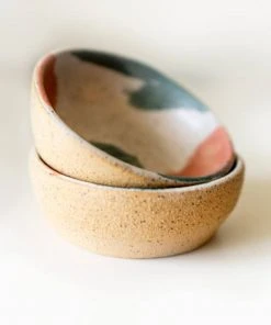 Moonshine Design Speckled Stoneware Small Dish Set Home Goods