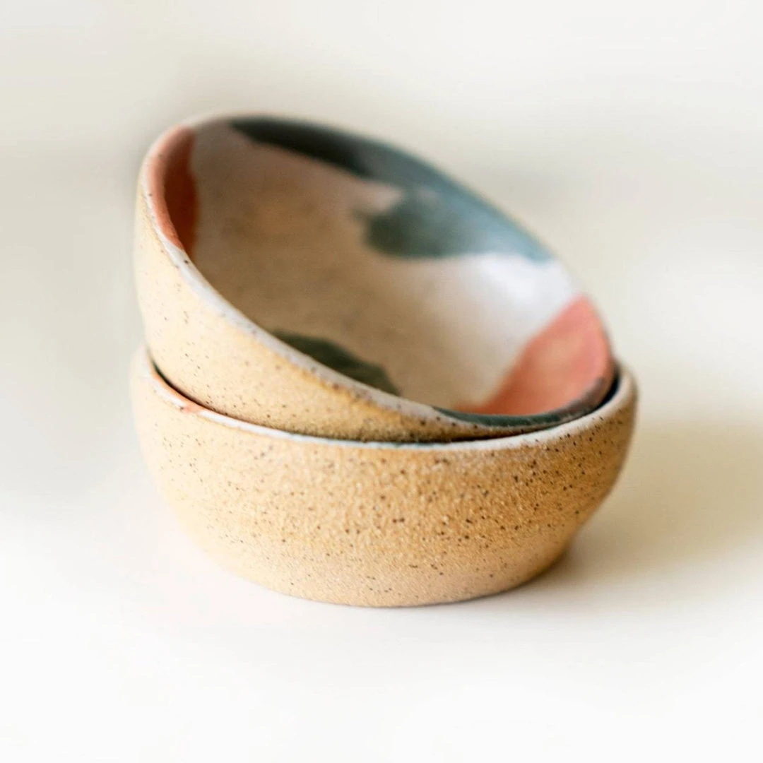 Moonshine Design Speckled Stoneware Small Dish Set Home Goods 1 Moonshine Design Speckled Stoneware Small Dish Set Home Goods