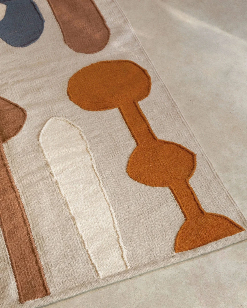 Kiliim New Arrivals Spring Bulbs Wool Rug 3 Kiliim New Arrivals Spring Bulbs Wool Rug