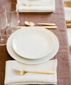 Creative Women Best Sellers Stone Washed Linen Tablecloth - Ash Rose