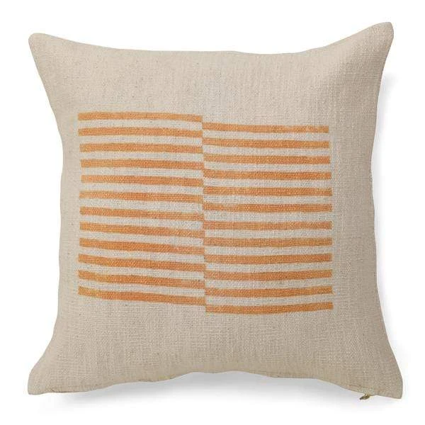Casa Amarosa Stripe Throw Pillow Cover - Gold Earth Casa Amarosa Stripe Throw Pillow Cover - Gold Earth