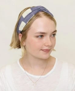 Anchal Stripe Twist Headband Accessories