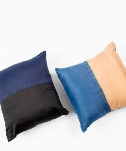 Studio Variously Home Goods Aakar Mor Silk Throw Pillow