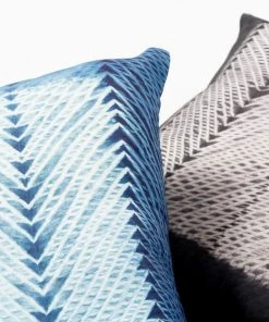 Studio Variously Ara Silk Throw Pillow - Indigo