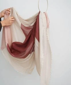 Studio Variously Rosewood Blok Silk And Cashmere Scarf Accessories 18 Studio Variously Rosewood Blok Silk And Cashmere Scarf Accessories