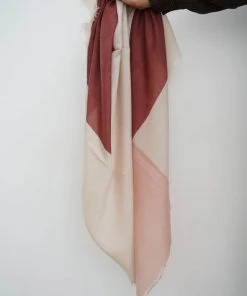 Studio Variously Rosewood Blok Silk And Cashmere Scarf Accessories 17 Studio Variously Rosewood Blok Silk And Cashmere Scarf Accessories