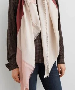 Studio Variously Rosewood Blok Silk And Cashmere Scarf Accessories 14 Studio Variously Rosewood Blok Silk And Cashmere Scarf Accessories