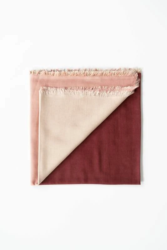 Studio Variously Rosewood Blok Silk And Cashmere Scarf Accessories 6 Studio Variously Rosewood Blok Silk And Cashmere Scarf Accessories