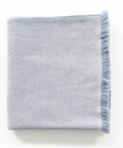 Studio Variously Boro Merino Wool Throw Blanket
