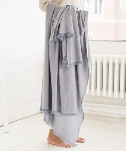 Studio Variously Boro Merino Wool Throw Blanket