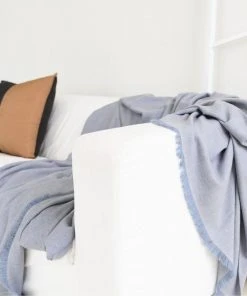 Studio Variously Boro Merino Wool Throw Blanket