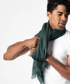 Studio Variously Accessories Moss Linen Scarf 