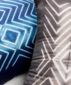 Studio Variously Naami Silk Throw Pillow - Indigo Home Goods 10 Studio Variously Naami Silk Throw Pillow - Indigo Home Goods