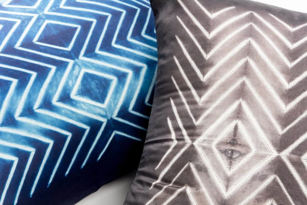 Studio Variously Naami Silk Throw Pillow - Indigo Home Goods 5 Studio Variously Naami Silk Throw Pillow - Indigo Home Goods