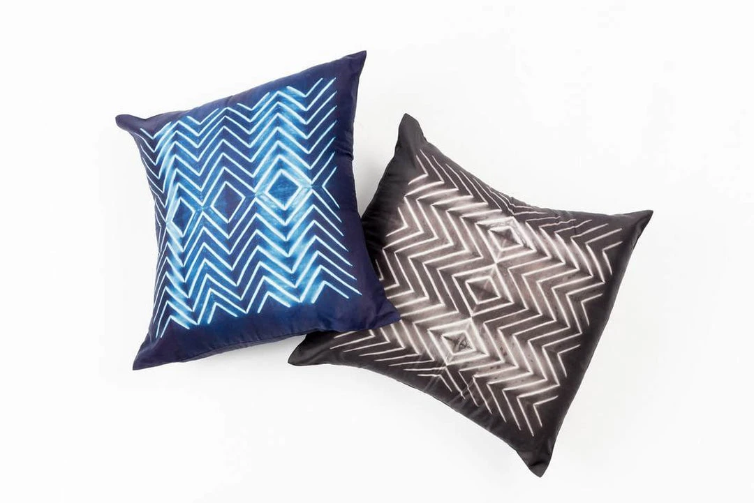 Studio Variously Naami Silk Throw Pillow - Indigo Home Goods 4 Studio Variously Naami Silk Throw Pillow - Indigo Home Goods