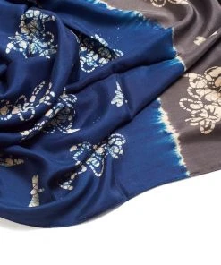 Studio Variously Accessories Oraa Black Silk Scarf