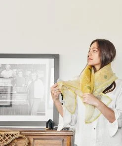 Studio Variously Primrose Turmeric Silk Scarf