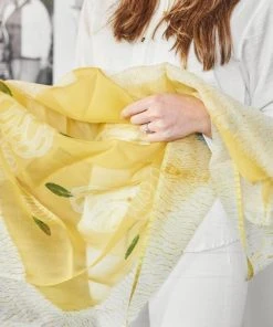 Studio Variously Primrose Turmeric Silk Scarf