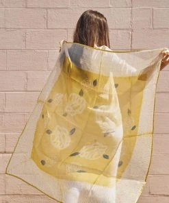 Studio Variously Primrose Turmeric Silk Scarf