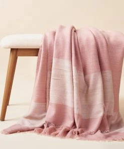Studio Variously Rosa Merino Throw Blanket