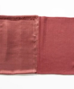 Studio Variously Rosa Silk And Cashmere Scarf Handcrafted