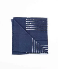 Studio Variously Home Goods Rosewood Indigo Throw Blanket