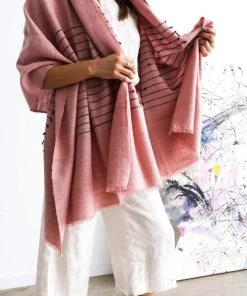 Studio Variously Rosewood Throw Blanket