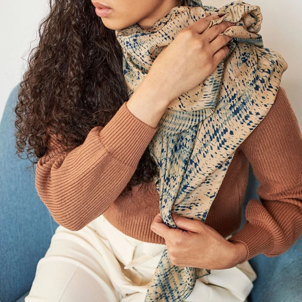 Studio Variously Tesu Silk Scarf Accessories Studio Variously Tesu Silk Scarf Accessories