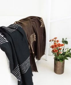 Studio Variously Home Goods Walnut Throw Blanket