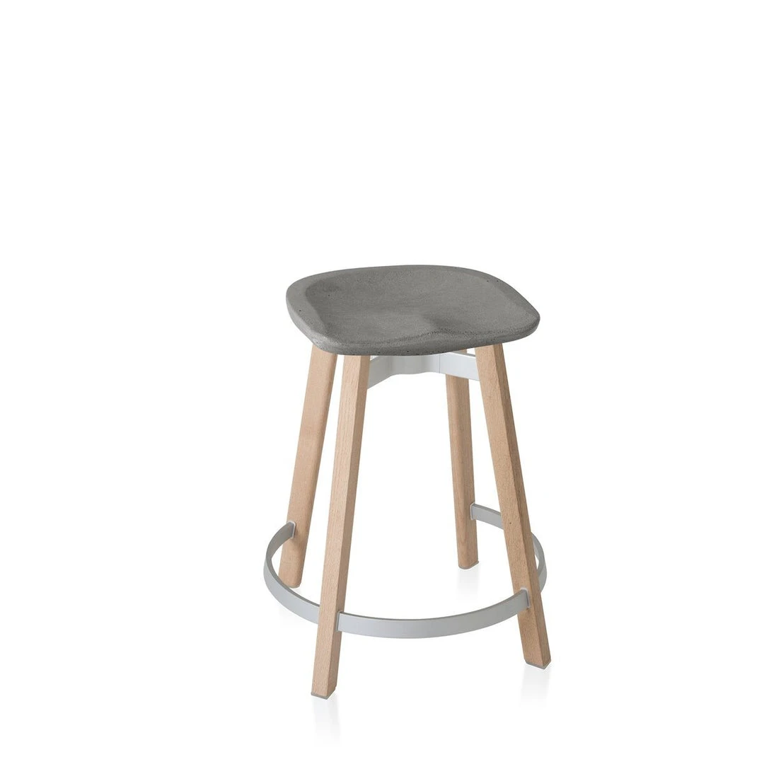 Emeco Su Counter Stool - Wood Frame Furniture Emeco Su Counter Stool - Wood Frame Furniture