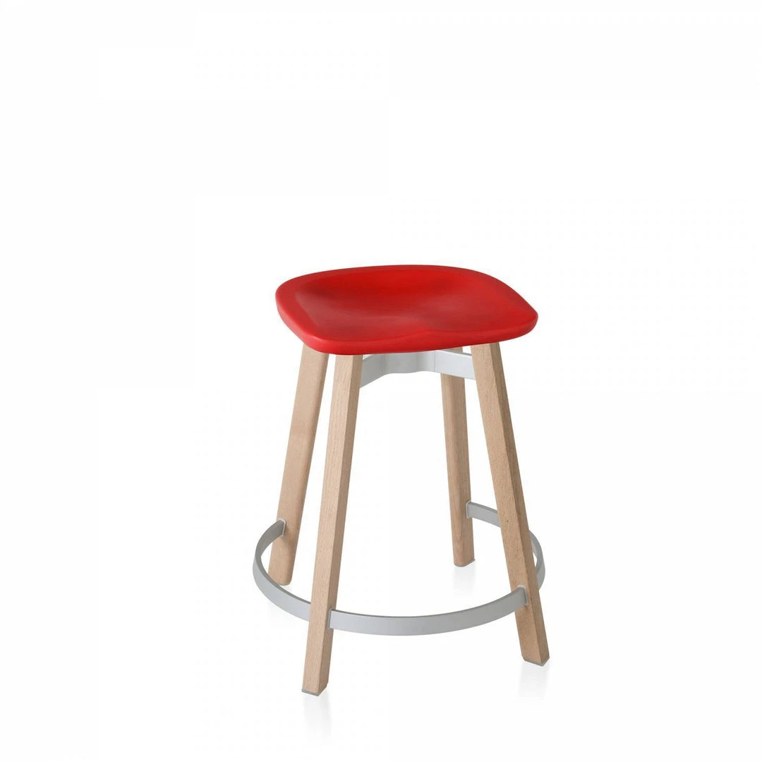 Emeco Su Counter Stool - Wood Frame Furniture Emeco Su Counter Stool - Wood Frame Furniture
