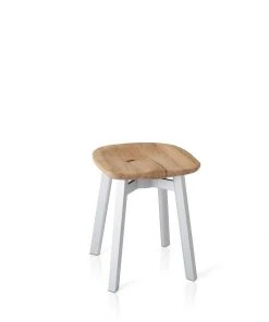 Emeco Su Small Stool - Aluminum Frame