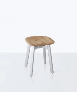 Emeco Su Small Stool - Aluminum Frame