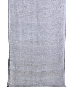 Swahili African Modern Ethiopian Stella Shawl - Gray Accessories