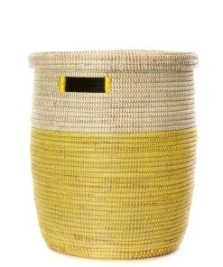 Swahili African Modern Lemon Dipped Hamper Basket Best Sellers