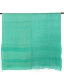 Swahili African Modern Sea Glass Blue Gabi Tablecloth / Throw Blanket
