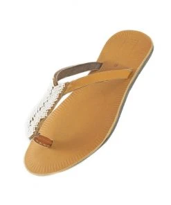 Swahili Coast Design Compass Sandals - White Shoes 6 Swahili Coast Design Compass Sandals - White Shoes
