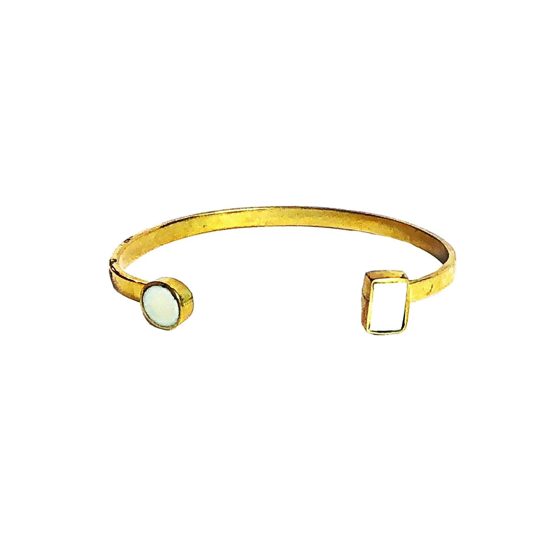 Swahili Coast Design Geometric Horn Cuff 5 Swahili Coast Design Geometric Horn Cuff