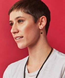 Swahili Coast Design Jewelry Dot Horn Earrings