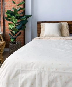 Symbology Art Deco/Baby Cacti Bedding Set - Tan + Cream