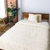 Symbology Art Deco/Baby Cacti Bedding Set - Tan + Cream