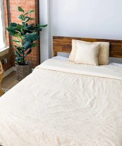 Symbology Art Deco/Baby Cacti Bedding Set - Tan + Cream